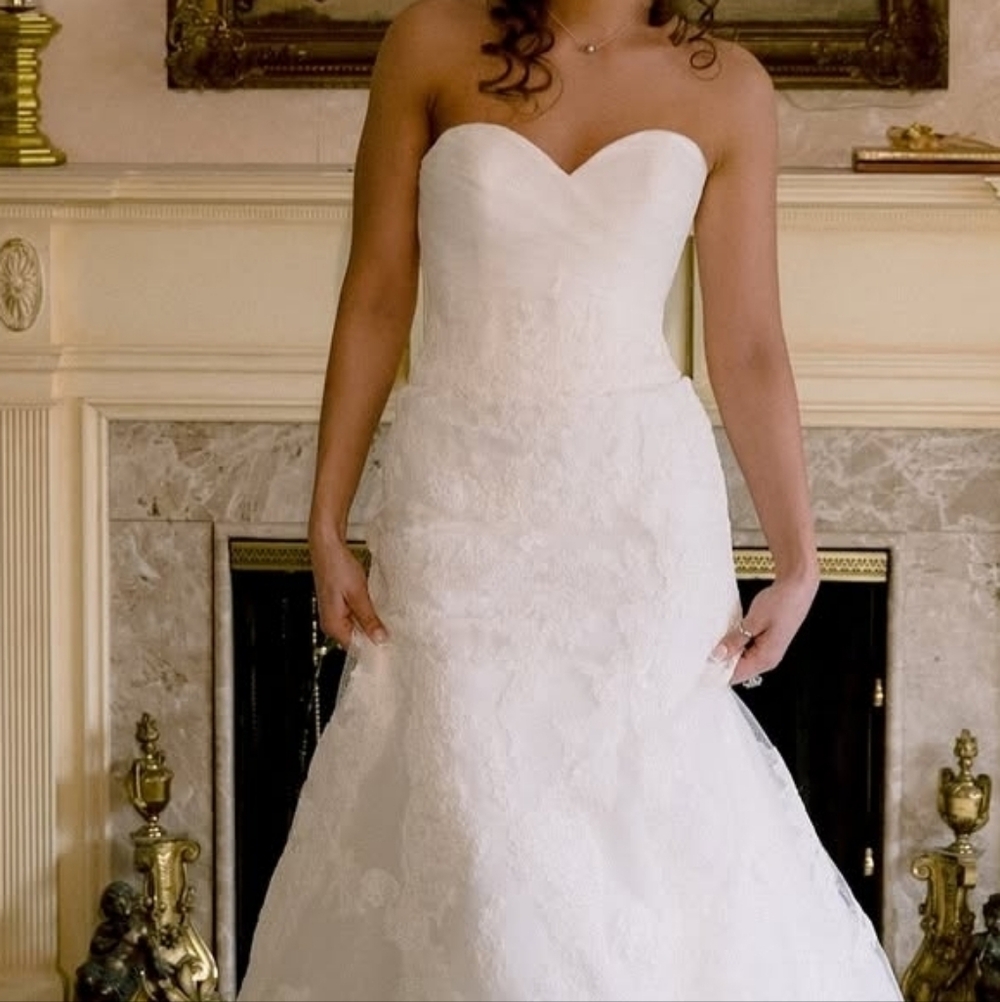 Elegant Lace Wedding Gown - Picture 2 of 9